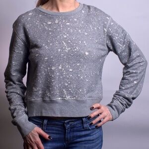 AllSaints MABELLE cropped crewneck sweatshirt